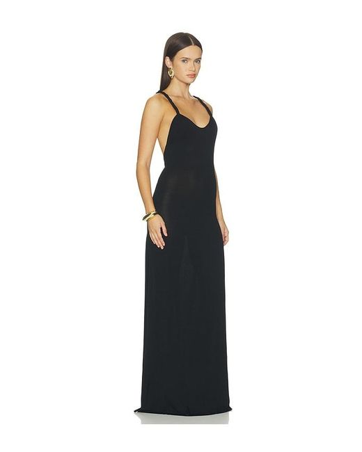 SRG White Araminta Knit Twist Gown