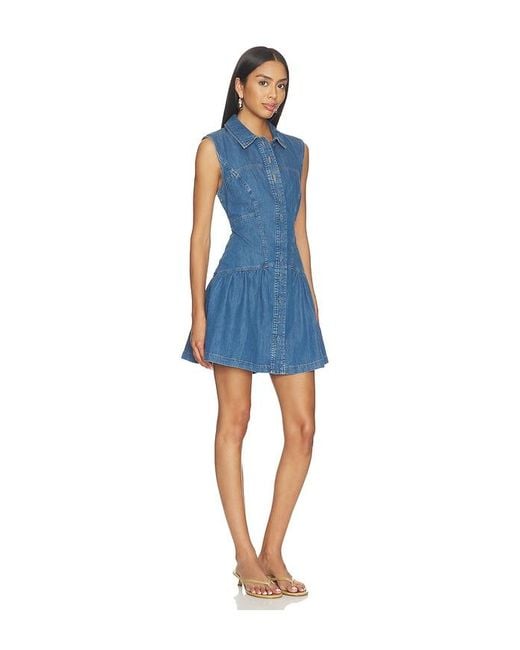 FRAME Blue The Denim Day Dress