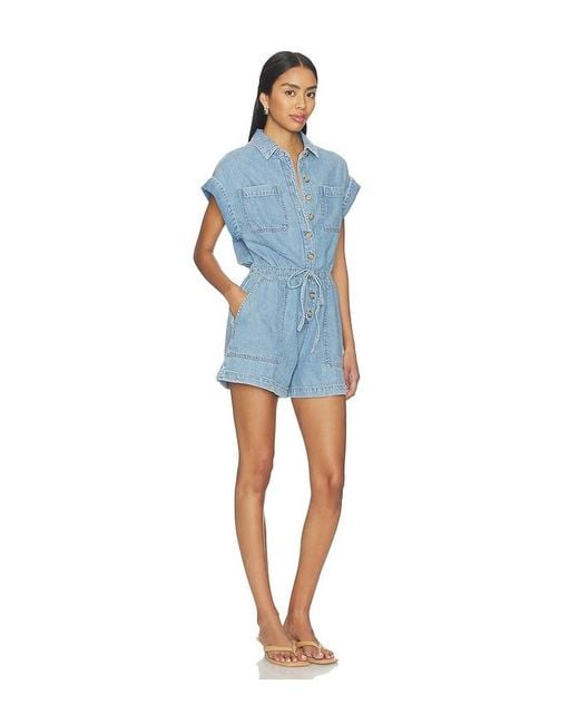 PAIGE Blue Maliah Romper