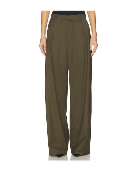 MOTHER OF ALL Green Moa Low Waist Wide Leg