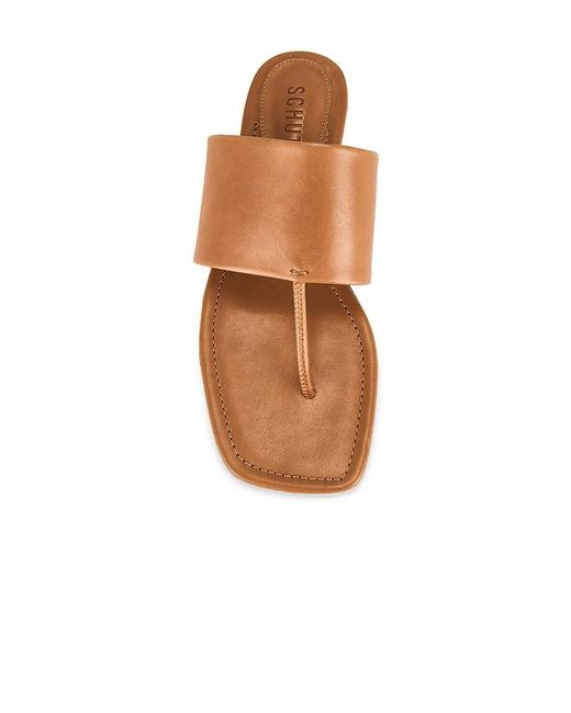SCHUTZ SHOES Brown Martha Flat