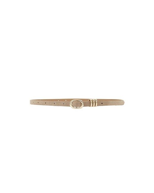 Ettika White Classic Skinny Belt Belt