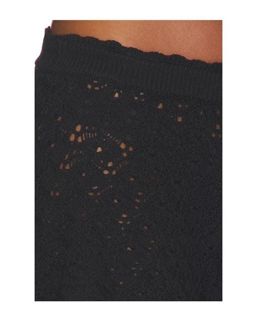 Tularosa Black Zaylee Open Stitch Short