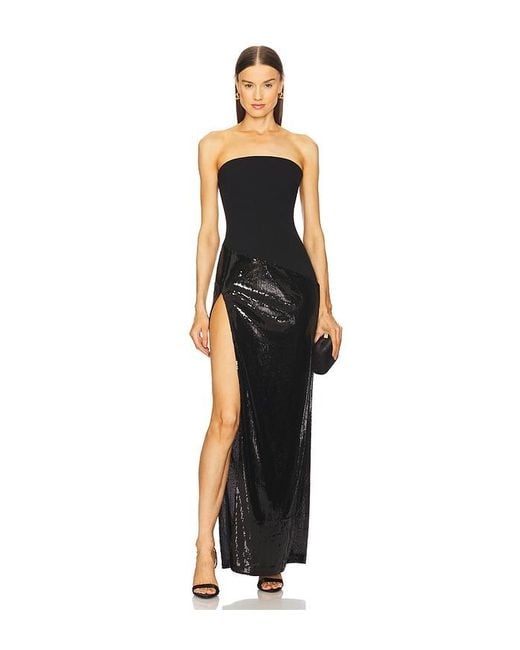 michael costello revolve black dress ZAPAKA Women Black Wedding Guest Dress Mermaid Satin Lace Long Formal Dress, Black / US20W