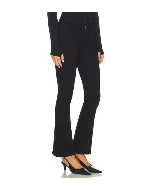 Mother Black Weekender Flare Jeans