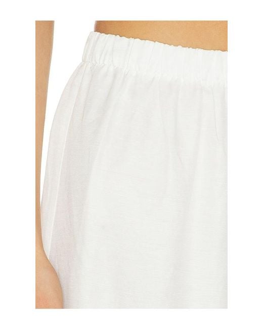 Anine Bing White Roslyn Pant