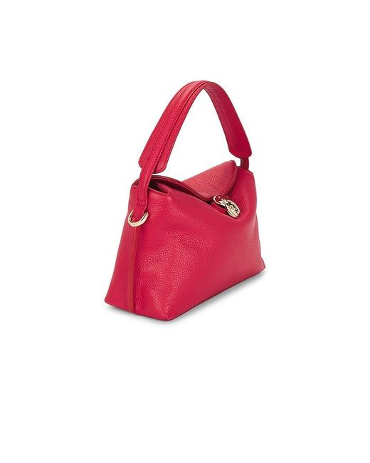 Flattered Red Hanna Mini Top Handle Bag