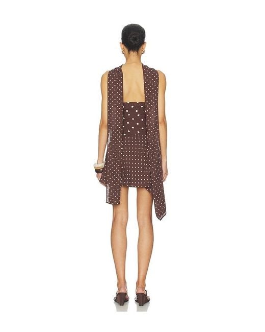 Runaway the Label Multicolor Alora Scoop Neck Mini Dress