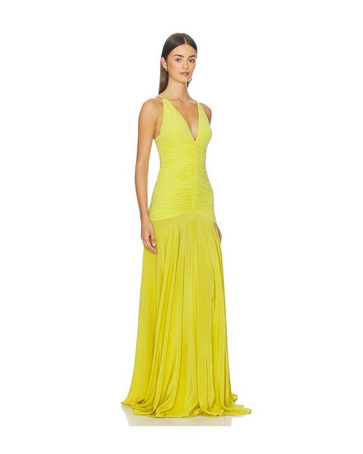 Silvia Tcherassi Yellow Kleid Sana