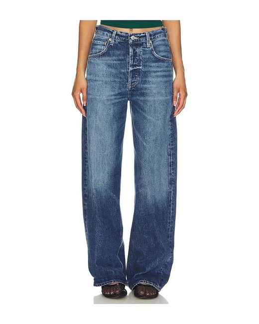 Citizens of Humanity Blue Ayla Baggy Jeans