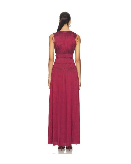Ulla Johnson Red Tasneem Gown