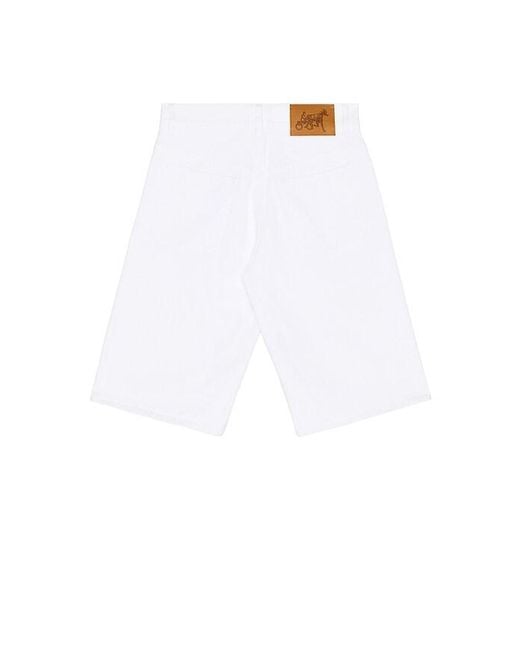 Siegelman Stable White Jorts for men