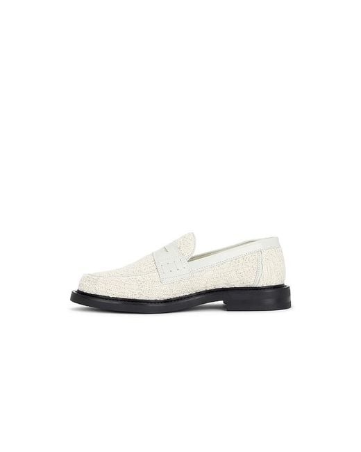 Filling Pieces White Crochet Loafer for men