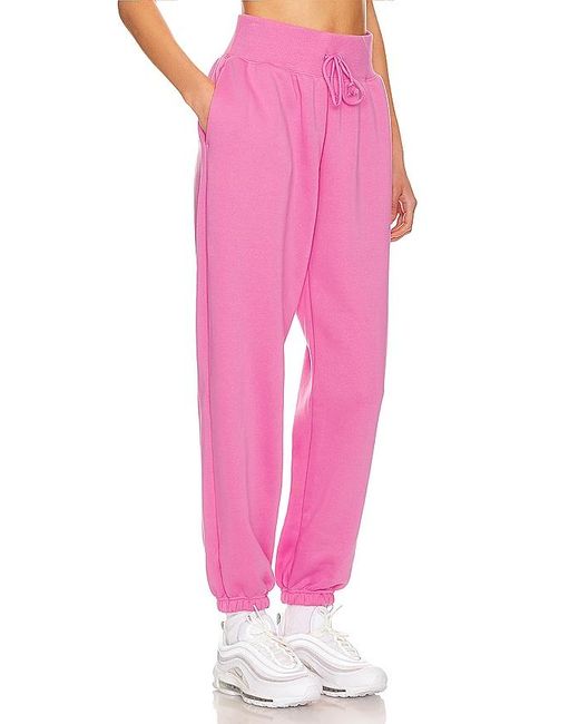 Nike Pink High Waisted Phoenix Sweatpants
