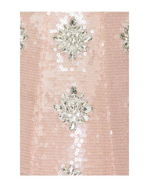 Bronx and Banco Natural Diamond Embellished Maraya Mini Dress