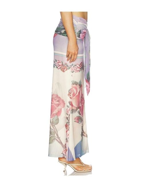 Tiger Mist Multicolor Raffie Maxi Skirt