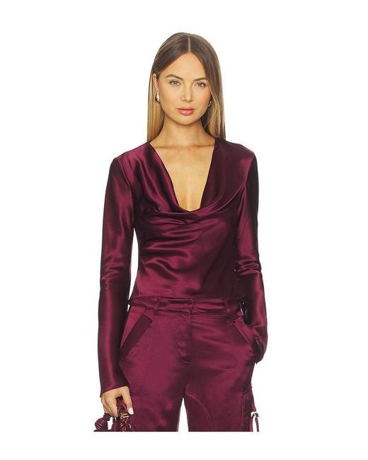 retroféte Purple Nerissa Top