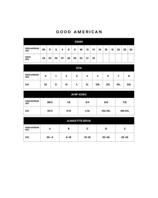 GOOD AMERICAN Black Mini Skirt