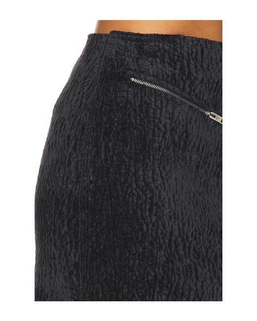 Alexander Wang Blue Low Rise Mini Skirt