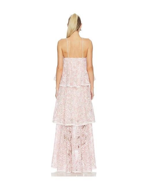 Elliatt Multicolor Valencia Tiered Gown