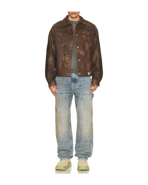 Guess Blue Panel Carpenter Pant for men
