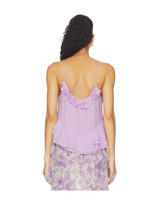 Ronny Kobo Purple Meritta Top