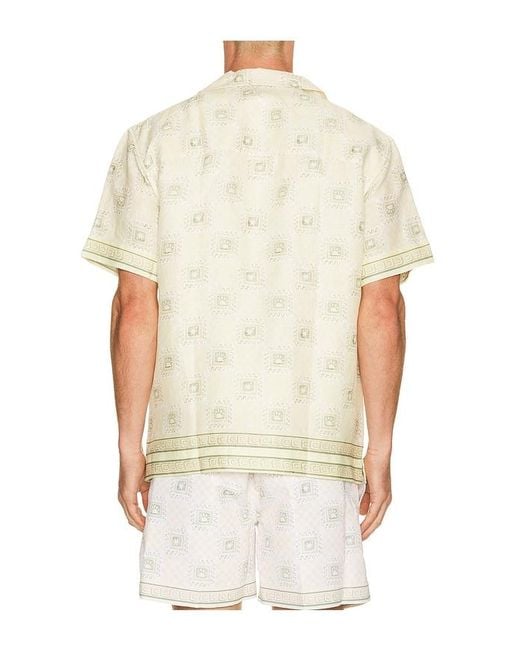 CHE White Telha Printed Shirt for men