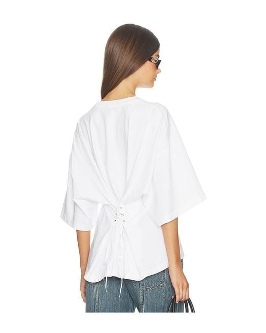 Agolde White Ellery Tee Shirt