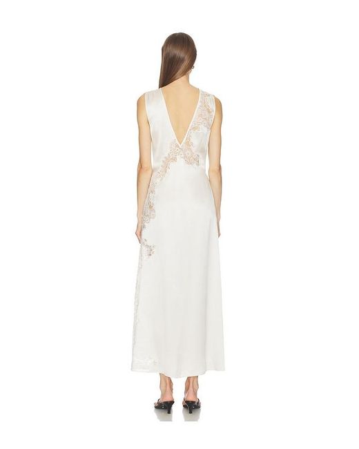 SRG White Briar Silk Maxi Dress
