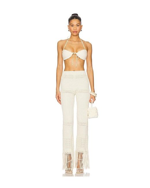 Nanushka White Miciel Pants