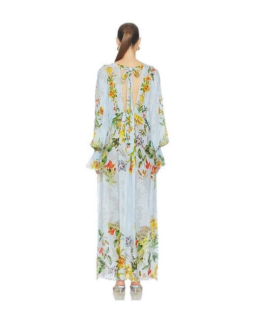 Hemant & Nandita White Maxi Kaftan