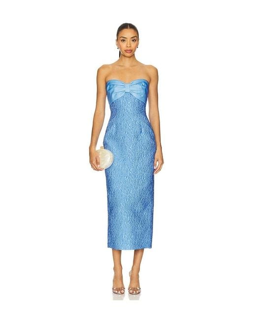 SAU LEE Blue Jackie Dress