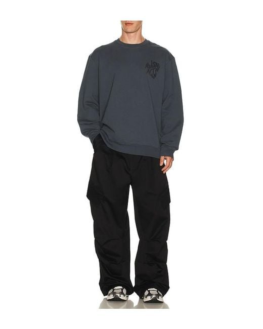 AllSaints Blue Orlando Crew Sweatshirt for men