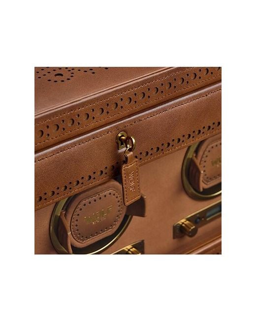 Wolf Brown Brogue Double Winder With Storage
