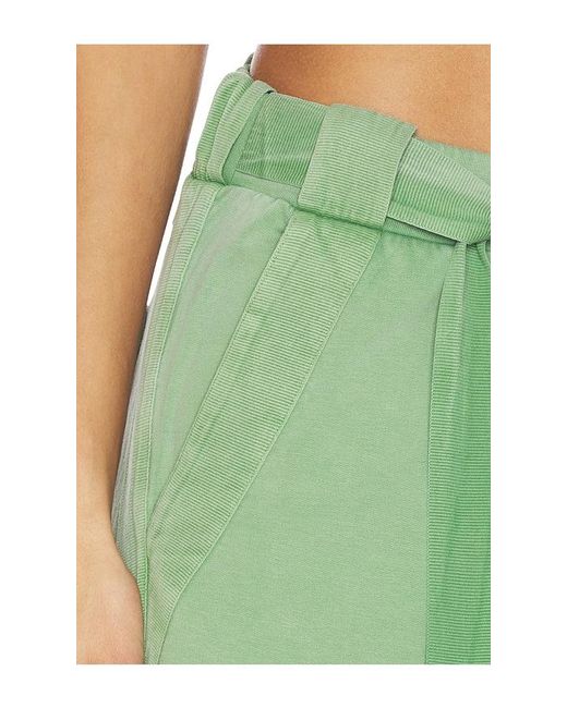 The Attico Green Long Sweatpant