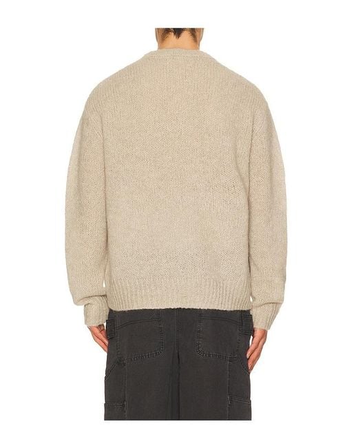 AllSaints Black Lover Crew Sweater for men