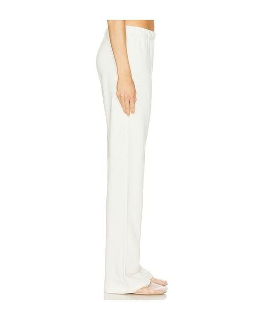 ÉTERNE White Straight Leg Sweatpant