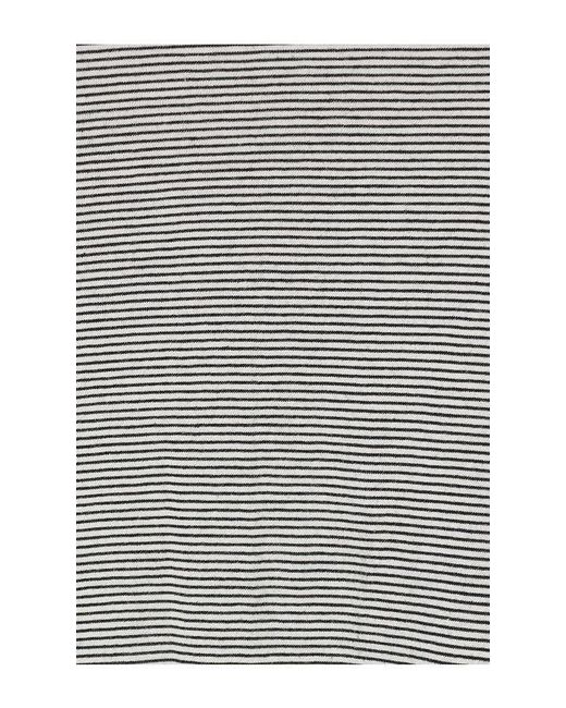 PERFECTWHITETEE Blue Cindy Stripe Jersey Turtleneck