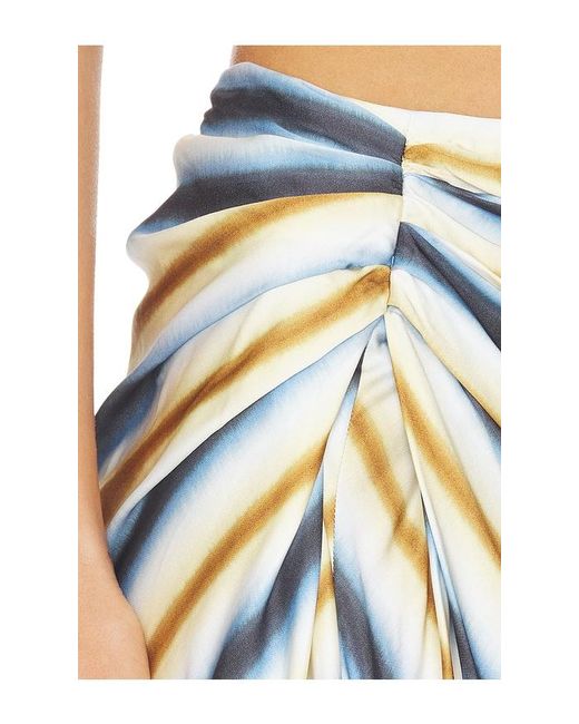 A.L.C. Multicolor Jean Skirt
