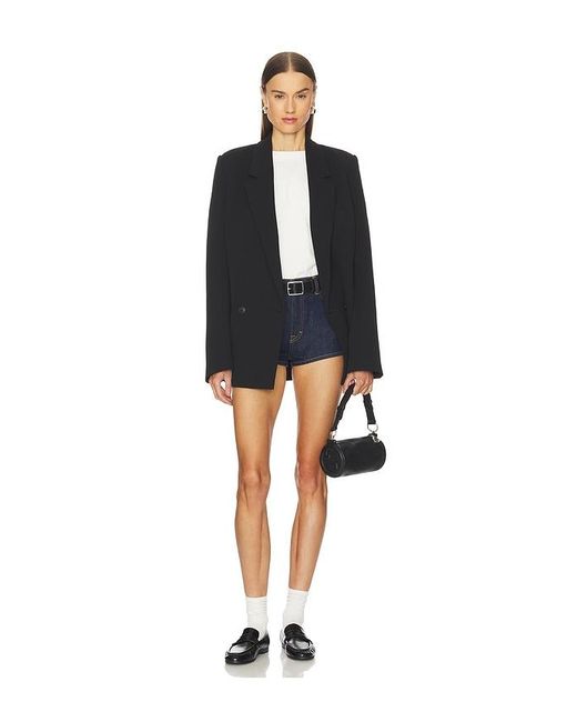 GRLFRND Blue Florence Low Rise Mini Short