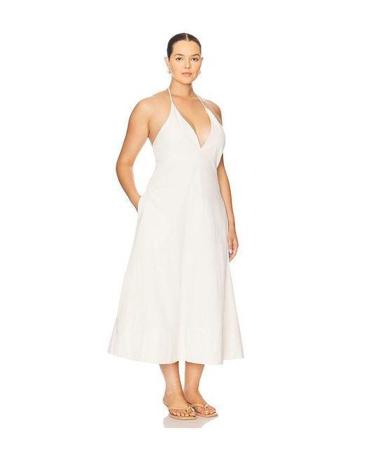 L'academie White 'Academie Emi Midi Dress