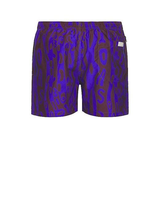 Oas Purple Thenards Jiggle Swim Shorts for men