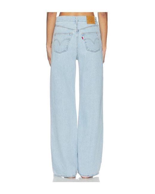 Levi's Blue Ribcage Wide Leg