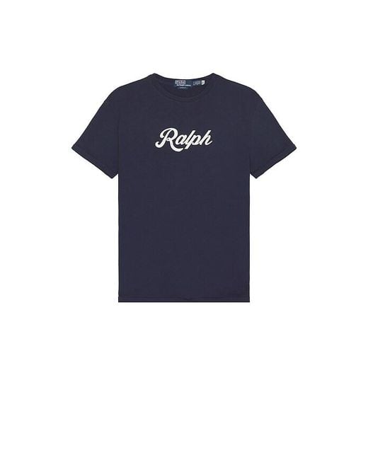 Polo Ralph Lauren Blue Ralph Logo T-Shirt for men