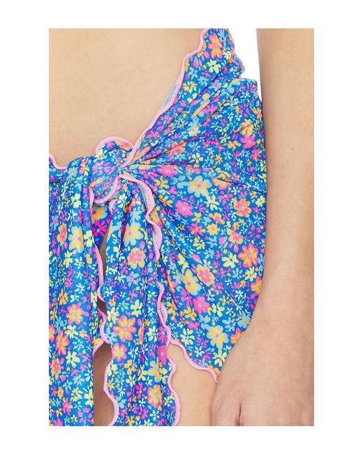 Kulani Kinis Blue Mini Mesh Sarong