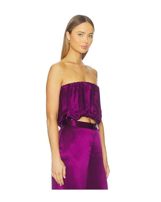 NonChalant Label Purple May Crop