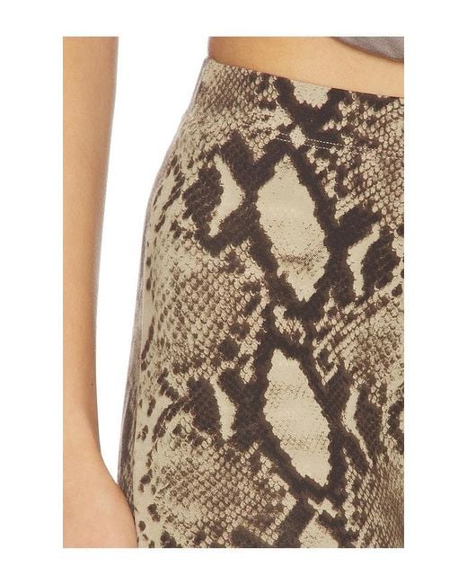 Indah Natural Printed High Waisted Capri Pant