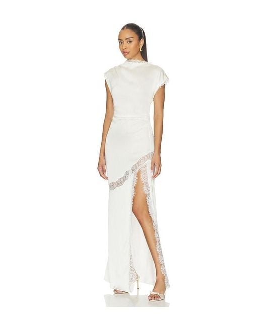 L'academie White Rietta Gown
