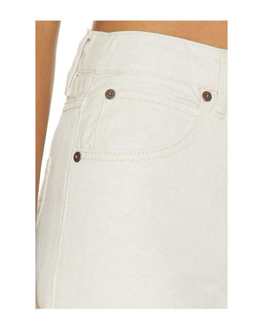 FRAME White The Off Duty Drawstring Bow Jeans
