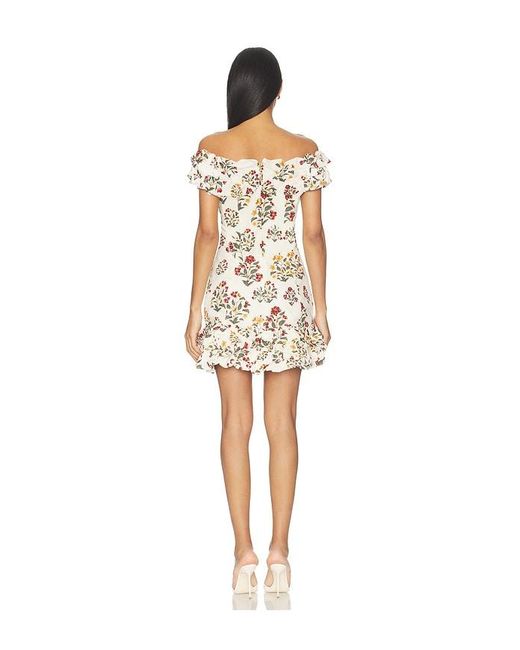 Agua Bendita White Jardin Mini Dress